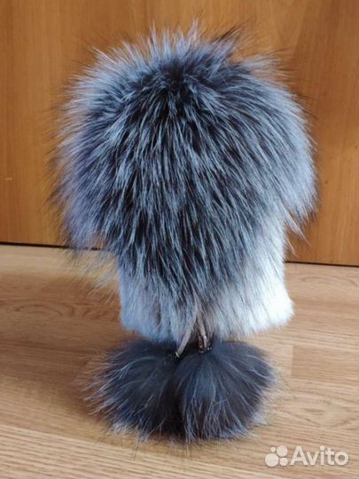 Зимняя женская норковая шапка