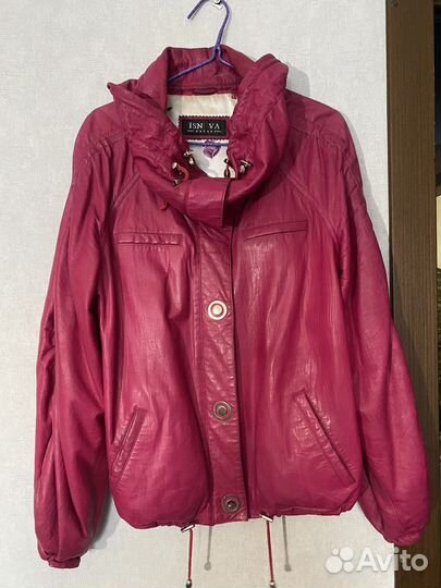 Куртка кожаная женская 48 50