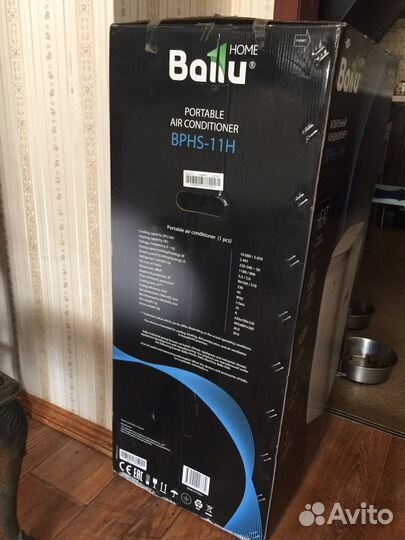 Мобильный кондиционер Ballu bphs 11H