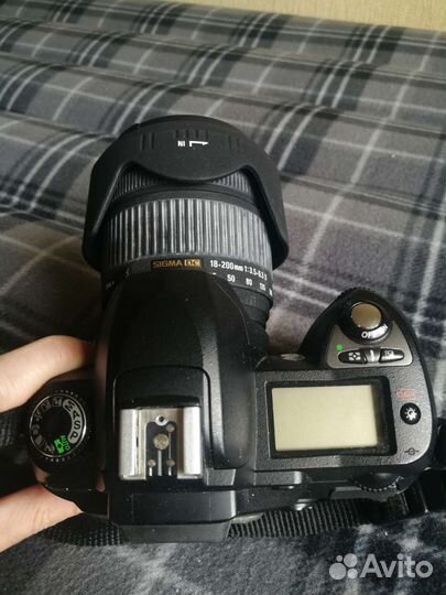 Фотоаппарат Nikon D70+Sigma 18-200. 3.5-6.5DC
