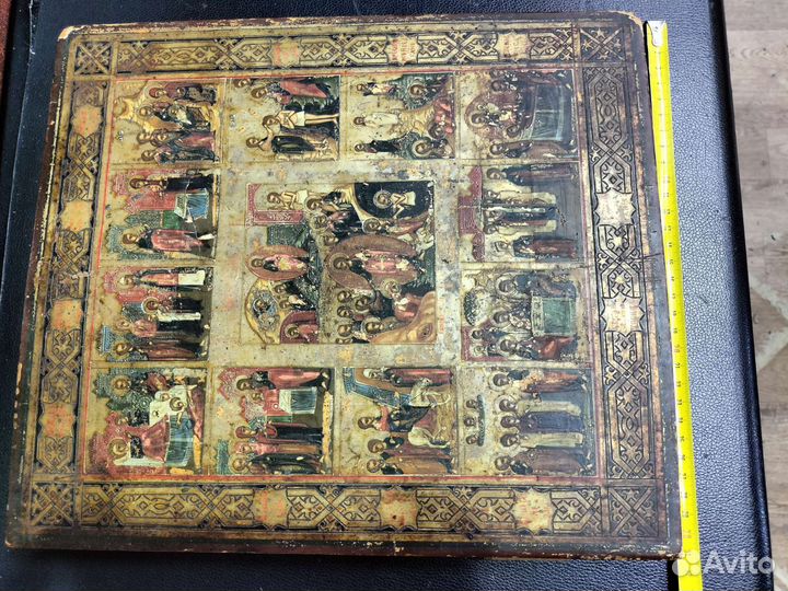 Старинная икона Праздники