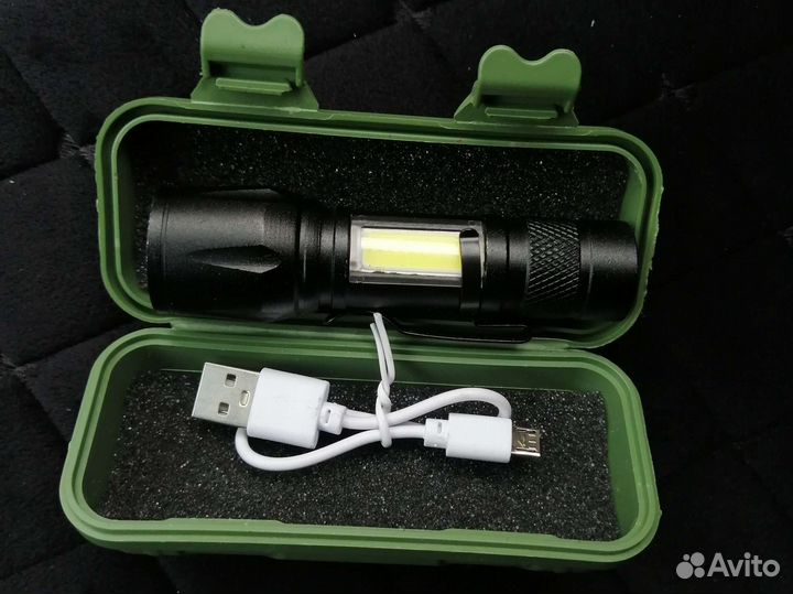 Фонарик светодиодный аккумуляторный