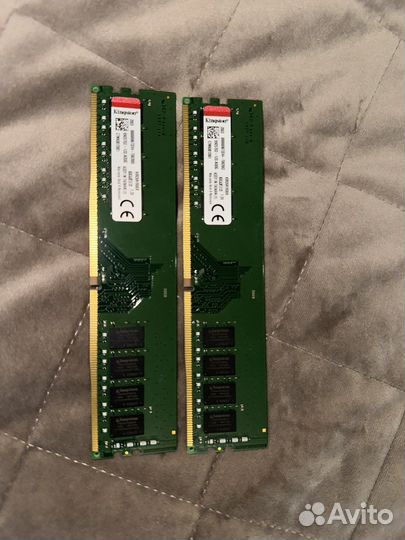 Оперативная память DDR4 kingston 2x8gb 2666MHz