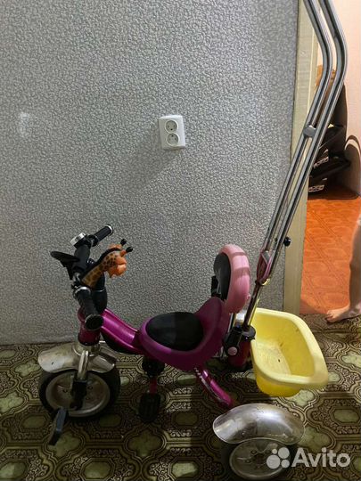 Детский трех колесный велосипед