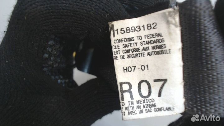 Ремень безопасности Chevrolet Tahoe, 2007