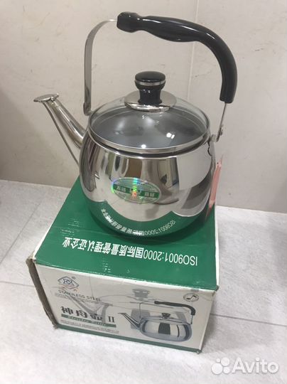 Чайник б/у 3 литра и заварочный новый на 4 л