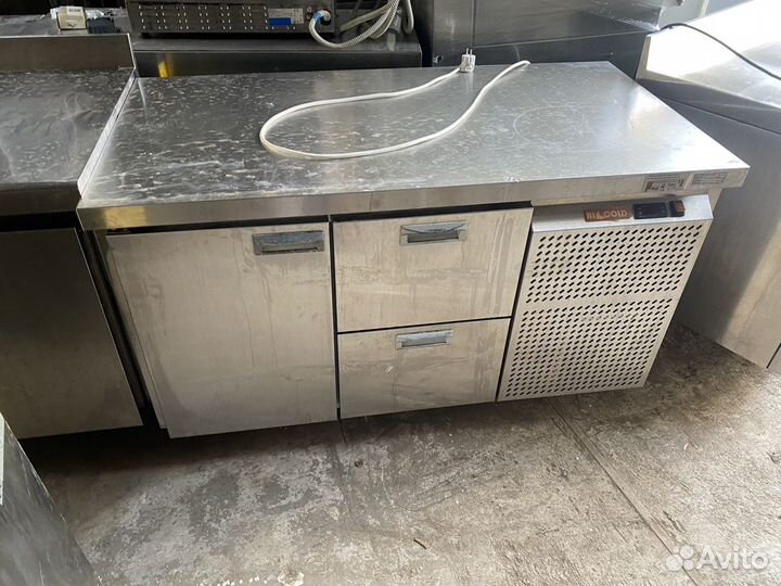 Холодильный стол hicold с ящиками