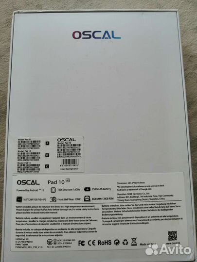 Blackview Oscal Pad 10 LTE 8/128гб новый
