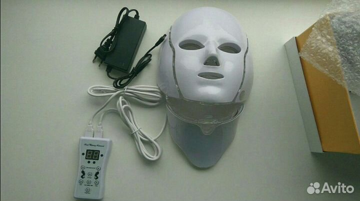 Светодиодная маска для лица и шеи