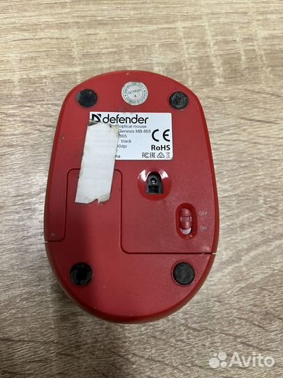 Мышь беспроводная defender