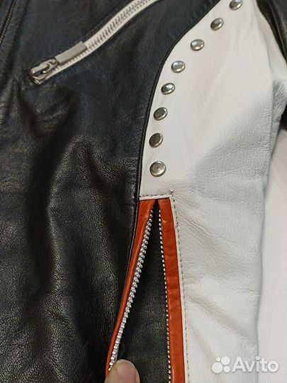 Мотокуртка кожаная женская, ISO Leather, XS