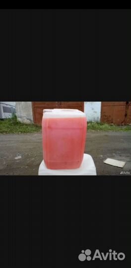 Антифриз красный 60руб литр