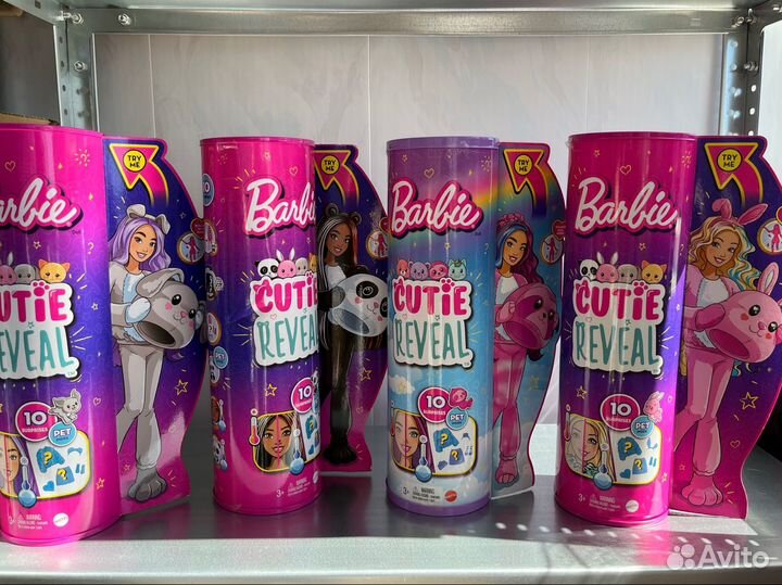 Barbie серия Cutie Reveal Милашки проявляшки