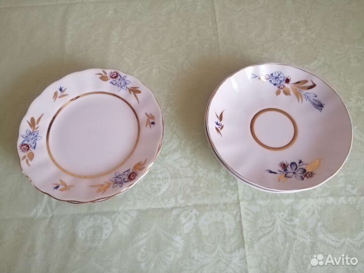 Сервиз лвз СССР Золотые лепестки