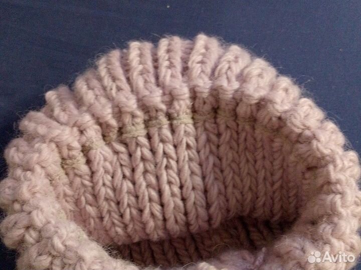 Шапка зимняя женская вязанная