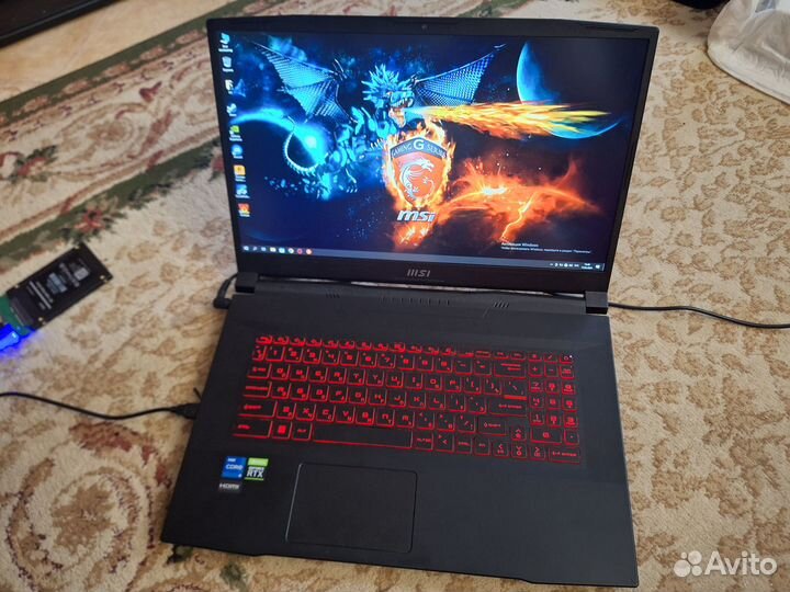 Игровой MSI katana RTX3050 SSD512 16Gb 17.3 144GHz