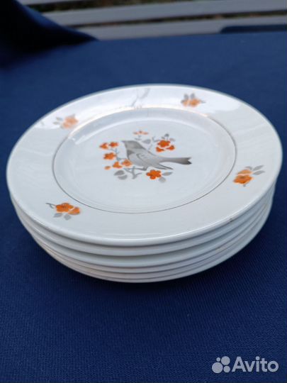 Тарелки десертные, 60-70 гг,6 шт