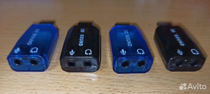 Внешняя USB звуковая карта для ноутбука, компьютер