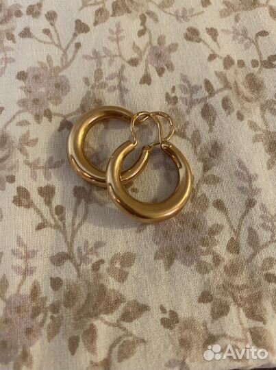 Серьги золотые
