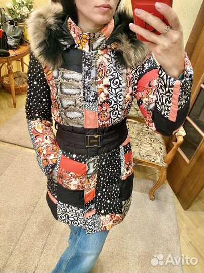 Пуховик Roberto Cavalli оригинал новый