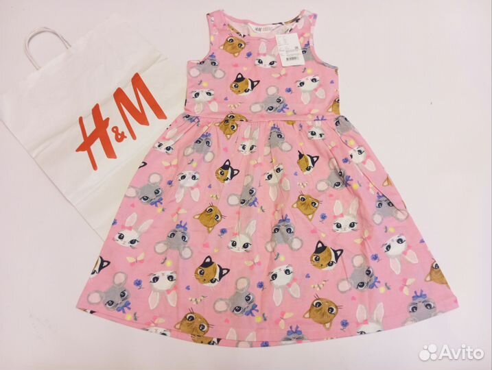 Сарафан для девочки hm новый 110-116 122-128