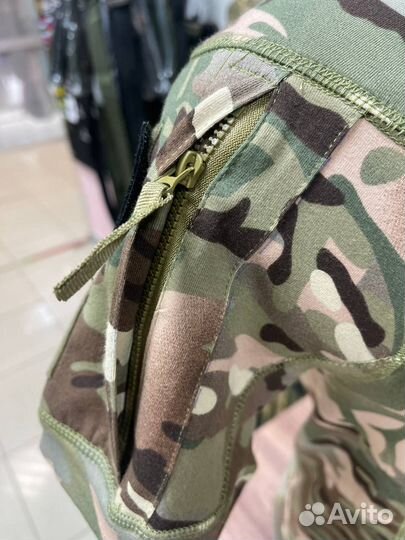 Тактическая боевая рубашка-футболка с кор. рукавом