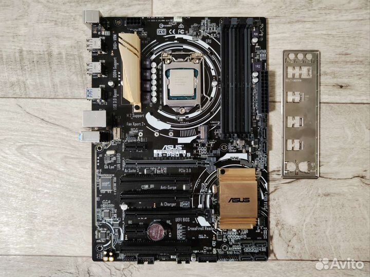 Комплект 1151 Asus e3 pro v5 + Xeon 1240v5