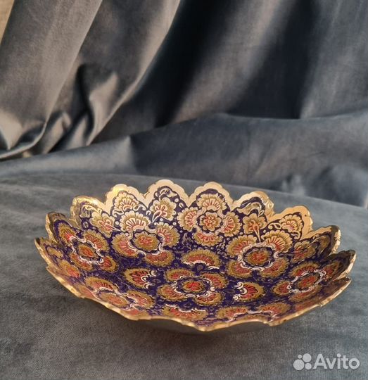 Конфетница латунная