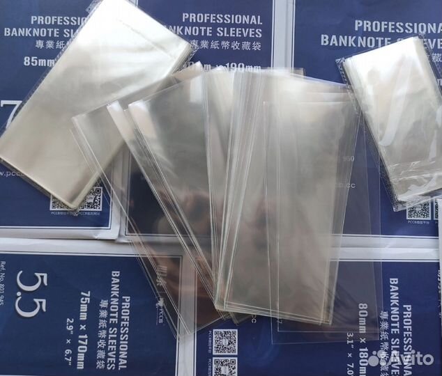 Холдеры для банкнот pccb и конверты