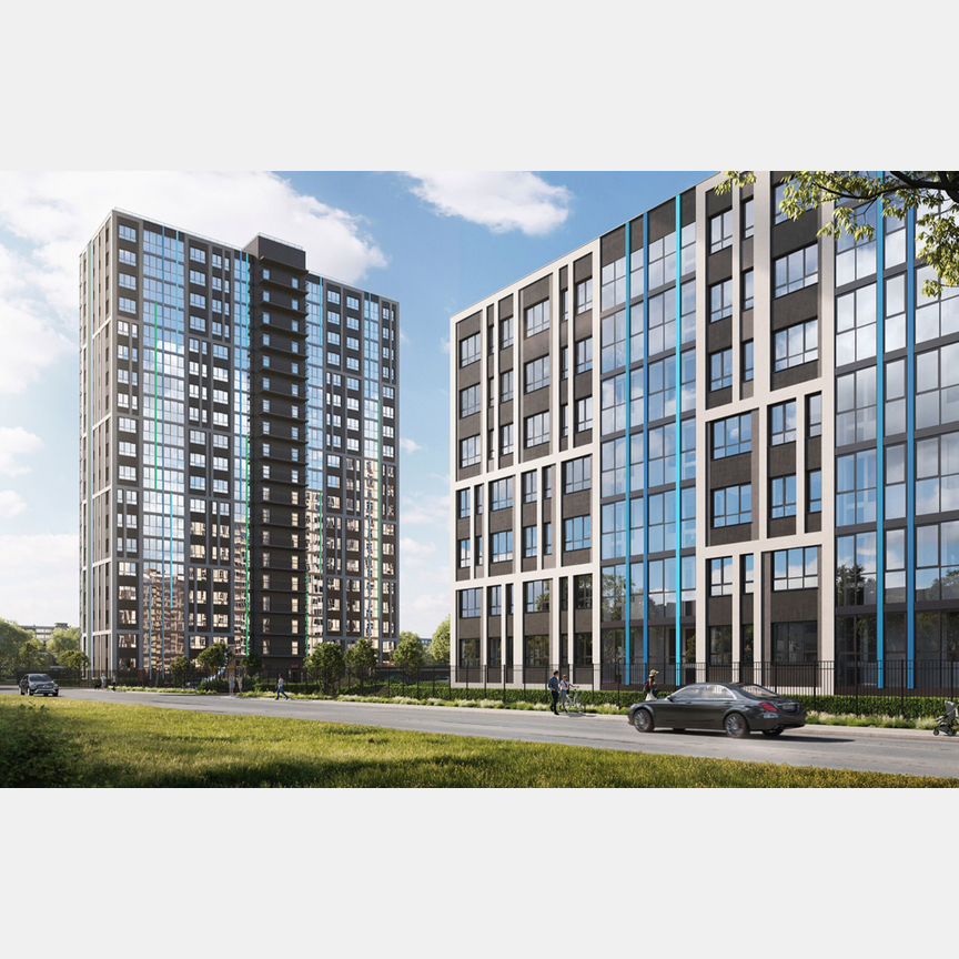 Квартира-студия, 22,6 м², 6/19 эт.