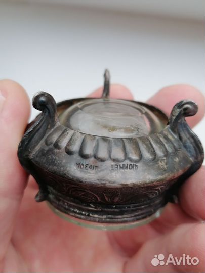 Солонка мельхиор СССР