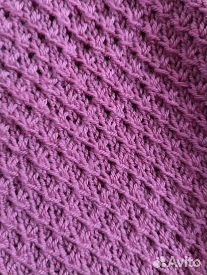 Вязаное платье- пуловер