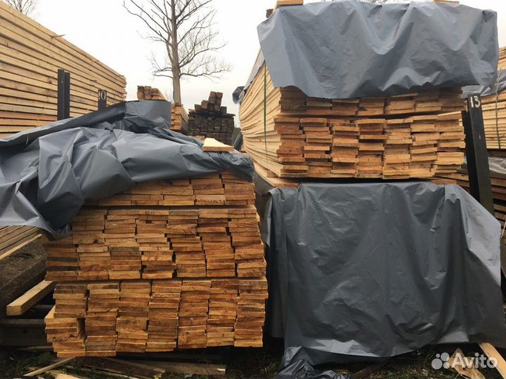 Доска обрезная естественной влажности хвоя 2 сорт