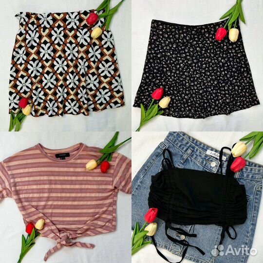 Одежда пакетом на девушку XS(16шт)