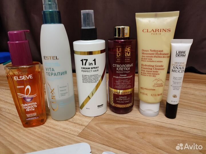 Косметика для лица и волос
