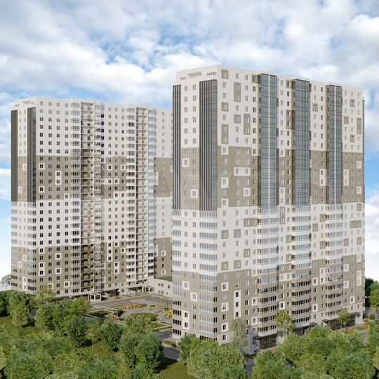 3-к. квартира, 97,6 м², 12/27 эт.
