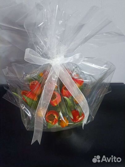 Искусственные цветы тюльпаны