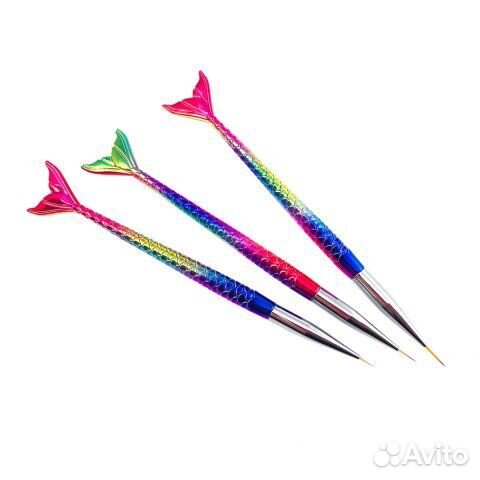 Кисти для рисования вензелей и тонких линий, высок