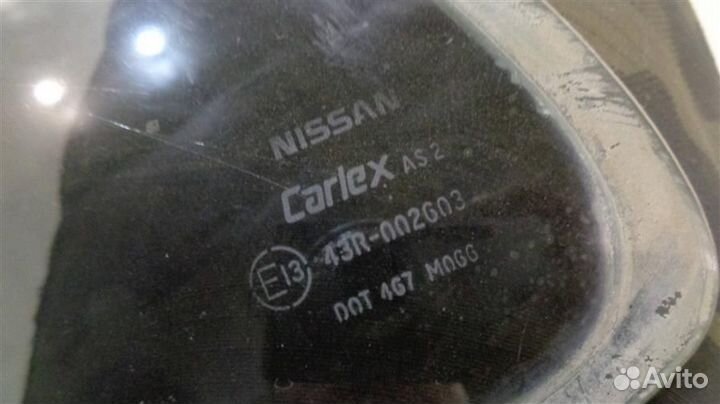 Форточка двери задняя левая Nissan Almera N15 199