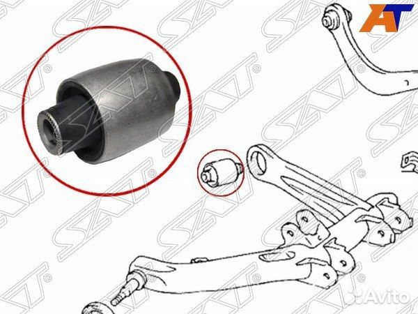 Сайлентблок заднего рычага ST-48725-32250 Sat