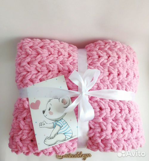 Детский плед ручной работы