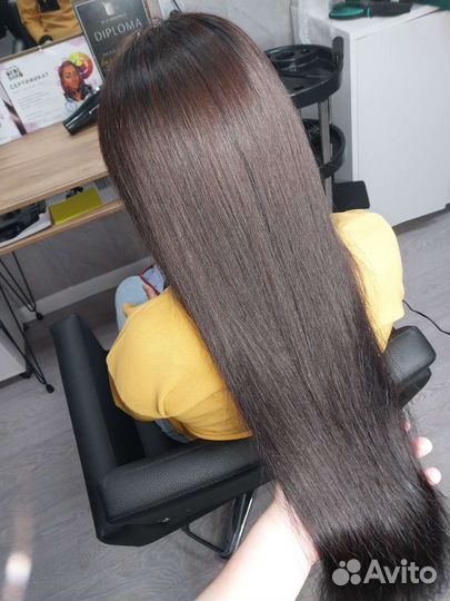 Кератиновое выпрямление