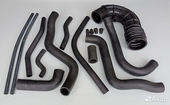 Патрубки двигателя ваз 2170 Приора (16клап) -16шт