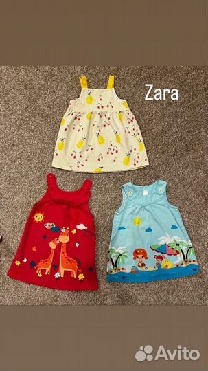 Детские вещи для девочки 80 86 92