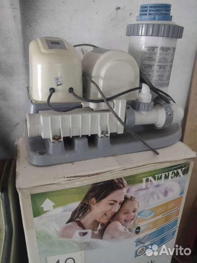 Каркасный бассейн intex бу