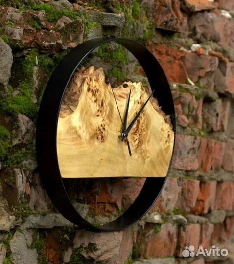 Часы кольцо металлическое