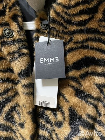 Шуба из искусственного меха marella 42 44