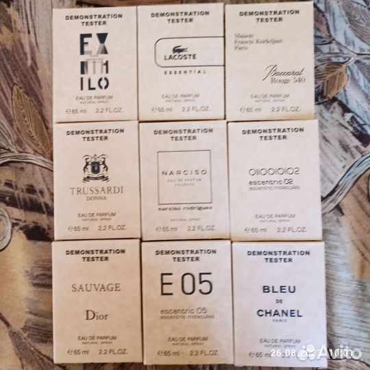 Духи. Тестеры. Мужские, женские, унисекс