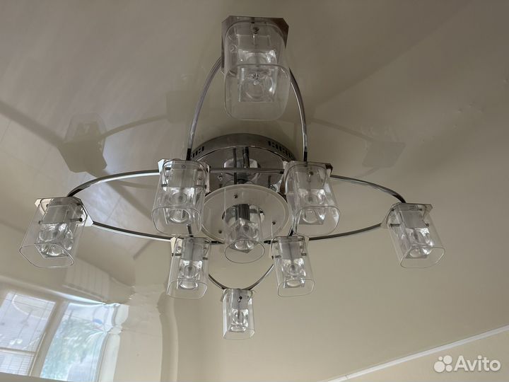 Люстра потолочная бу