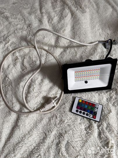 Прожектор уличный rgb осветитель